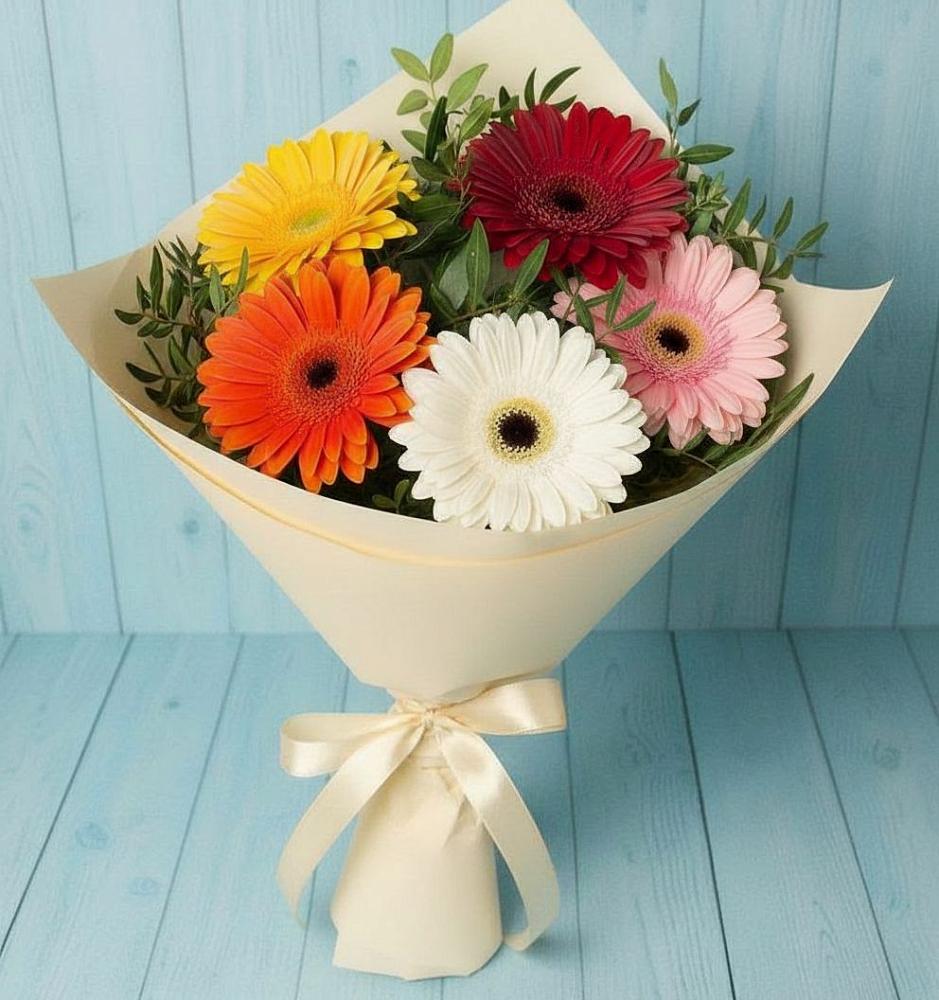 Букет цветов из: Герберы в Кузоватово