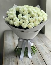 Букет 35 Белых роз в Кузоватово