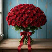 Букет Красные розы Блэк Меджик в Кузоватово