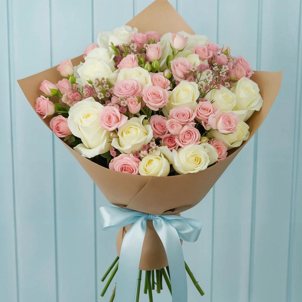 Букет цветов из: Розы в Кузоватово