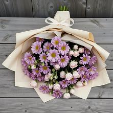 Букет цветов из:  Розы и Хризантемы #REPLACE_PRED# Кузоватово