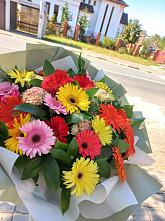 Букет цветов из:  Герберы #REPLACE_PRED# Кузоватово