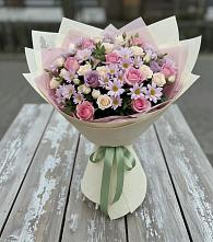 Букет цветов из:  Розы и Хризантемы #REPLACE_PRED# Кузоватово