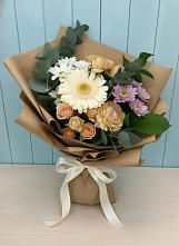 Букет цветов из:  Герберы и Хризантемы в Кузоватово