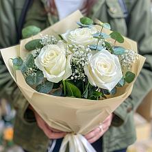 Букет Нежные грёзы в Кузоватово Букет цветов из: Розы в Кузоватово