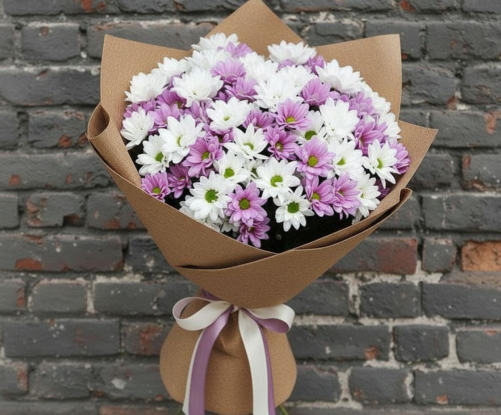 Букет цветов из: Хризантемы в Кузоватово