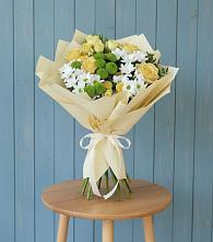 Букет цветов из:  Хризантемы и Розы в Кузоватово