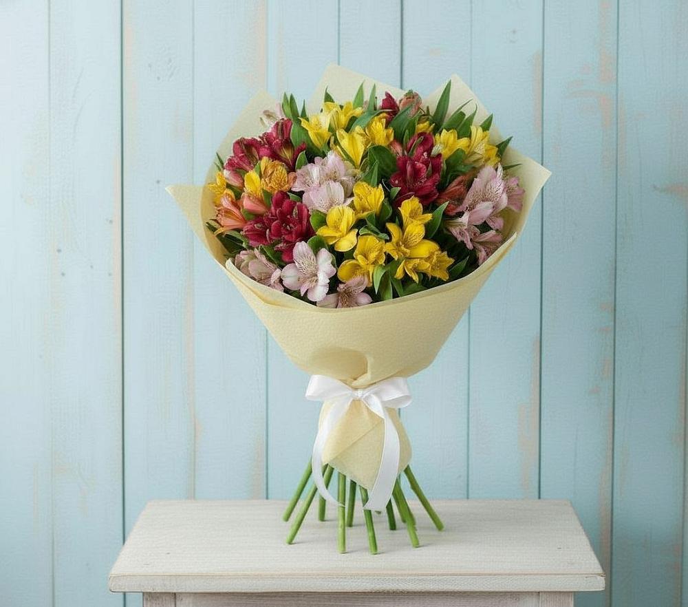Букет цветов из: Альстромерии в Кузоватово
