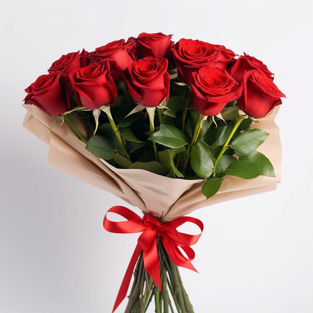 Букет 11 Красных роз Эдлесс Лав в Кузоватово