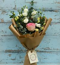 Букет цветов из:  Розы и Лизиантусы в Кузоватово