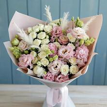 Букет цветов из:  Альстромерии и Розы #REPLACE_PRED# Кузоватово