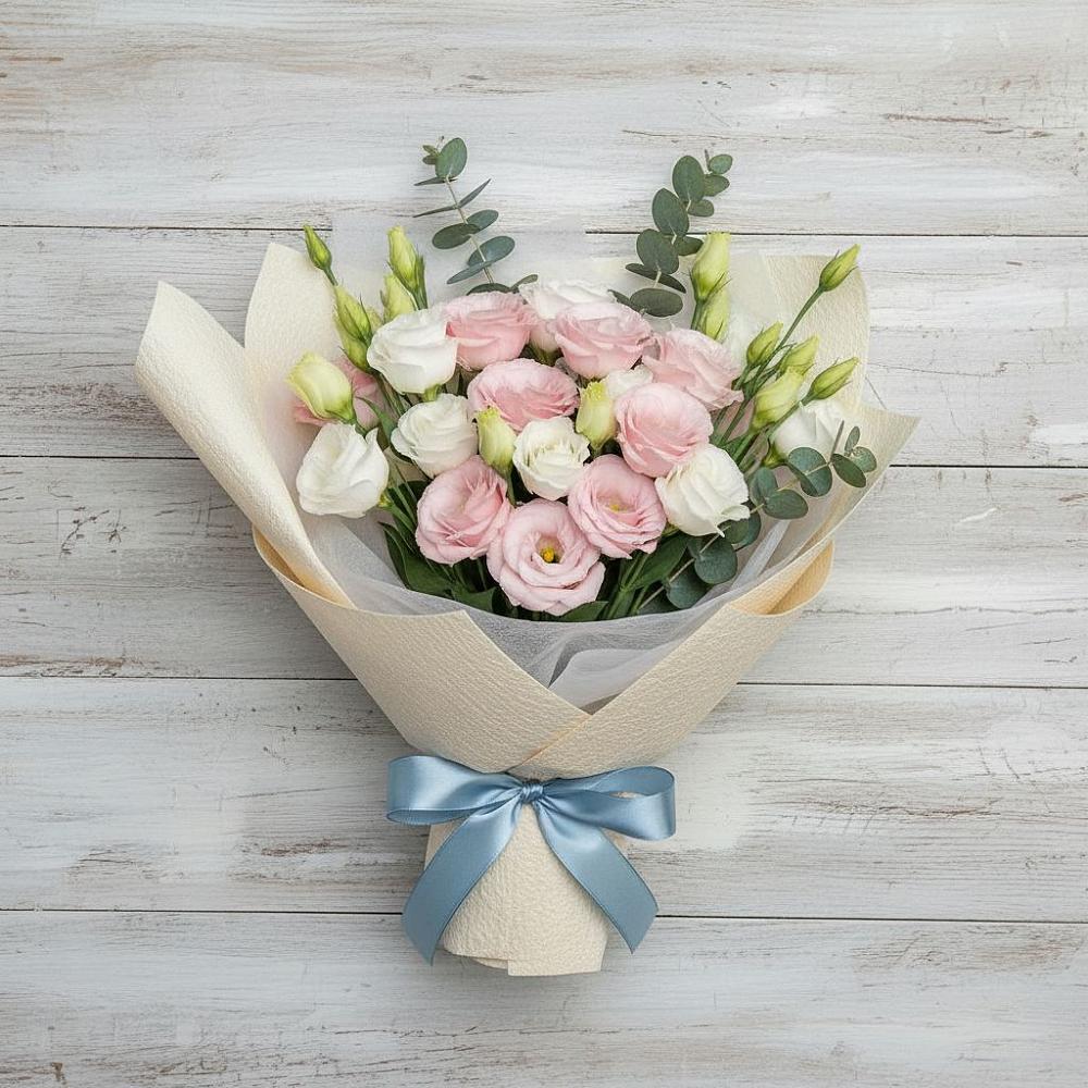 Букет цветов из: Лизиантусы в Кузоватово